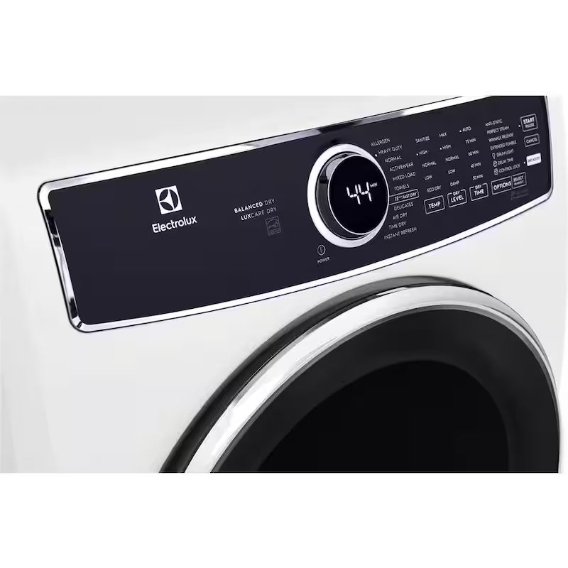 White 8 cu. ft. Front Load Electric Dryer X961