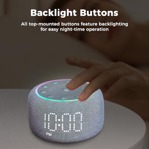 White Noise Machine Alarm Clock with Bluetooth Speaker R36780