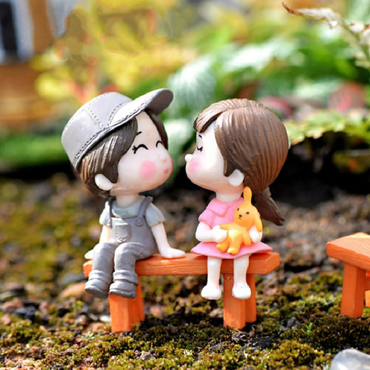3Pcs/Set Miniature Doll Figurine U2122