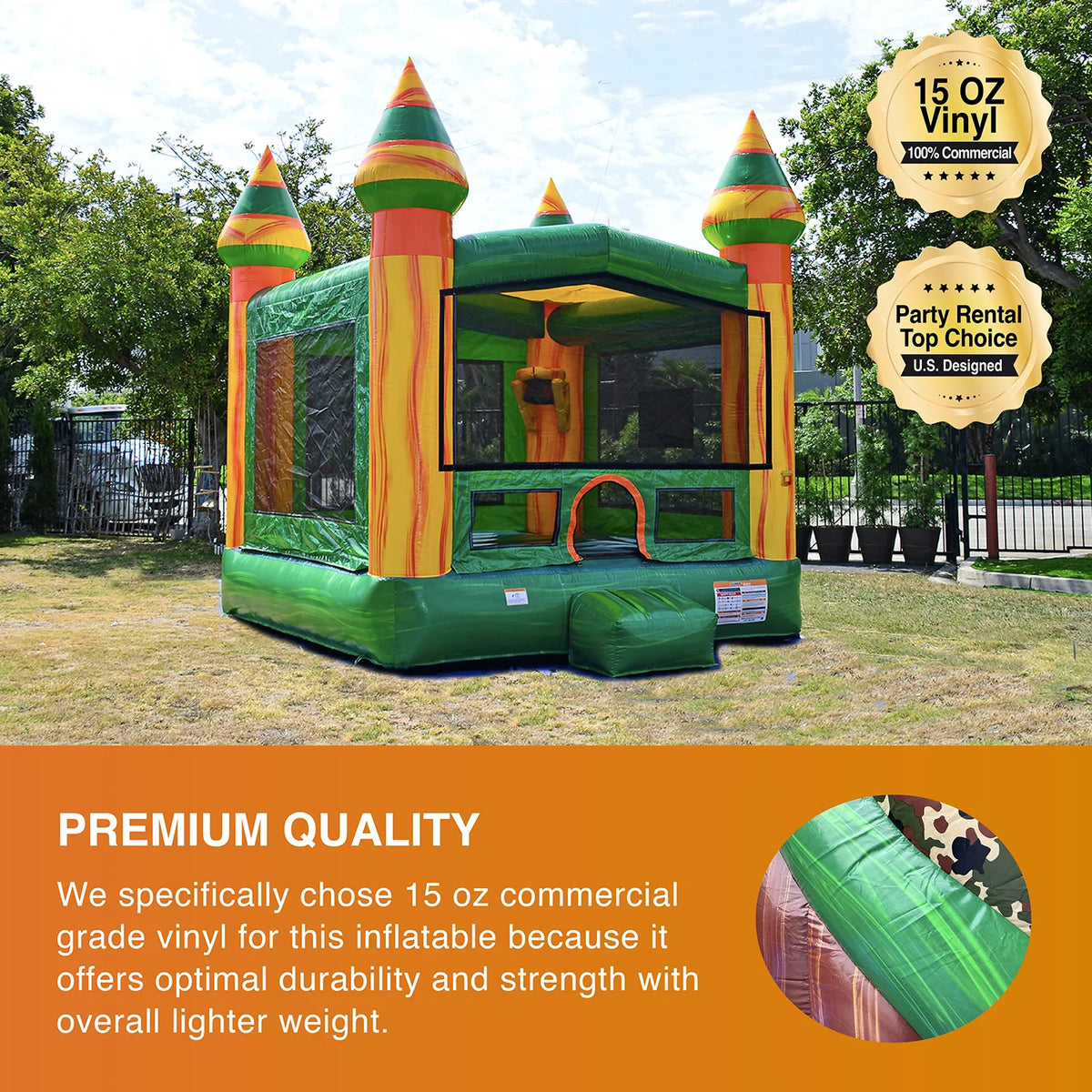 Commercial Grade Inflatable Bounce House with Blower L835