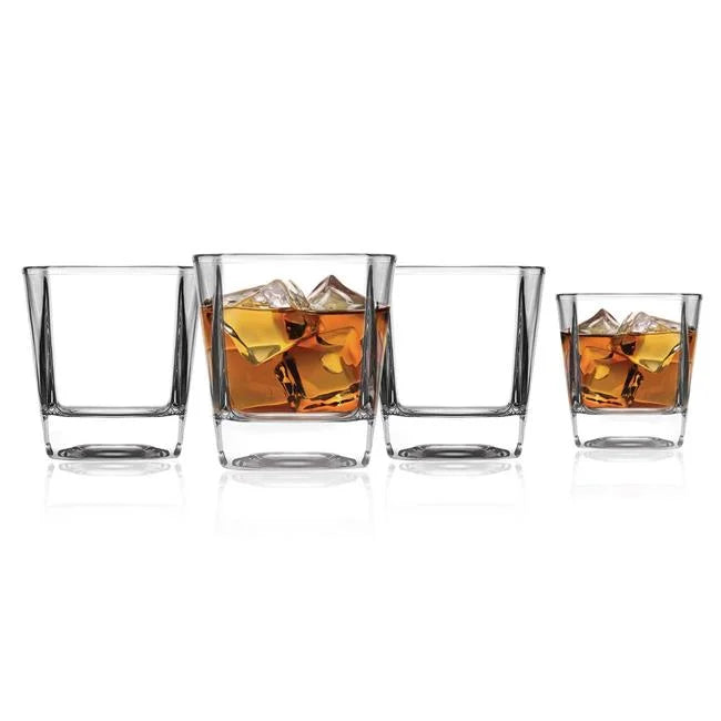 Double Old Fashion Glass Set of 4 K27334