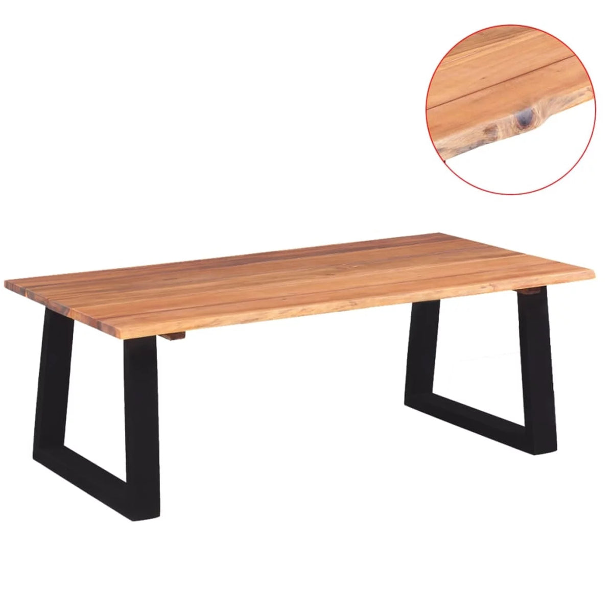 Solid Acacia Wood Coffee Table E55804