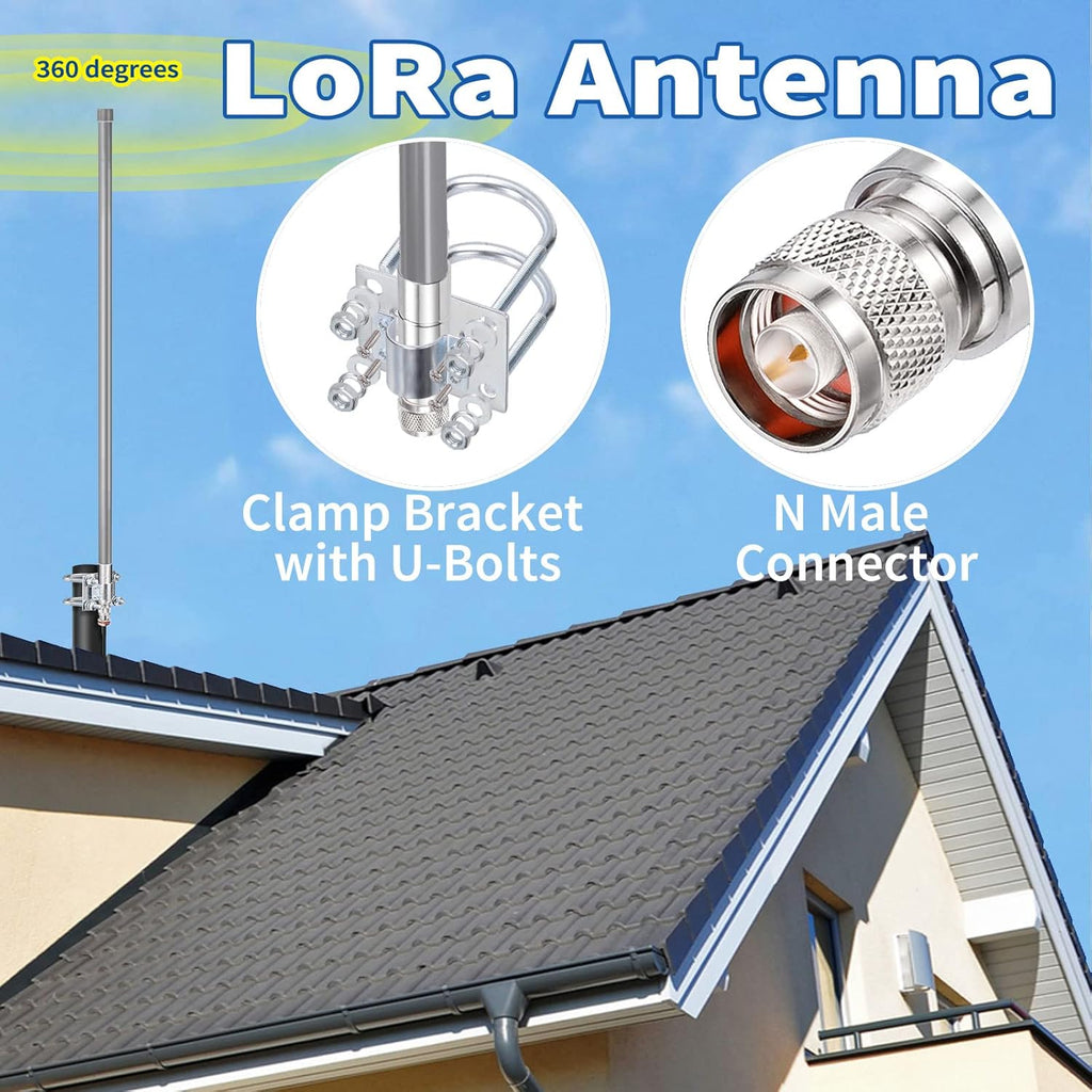 31.5inch 915MHz 5.8 dBi Antenna N Male Omni LoraWan Antennas D950