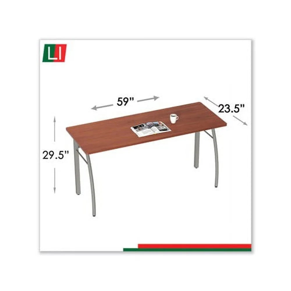 Rectangular Desk 59.13" x 23.63" x 29.5" Cherry G47952