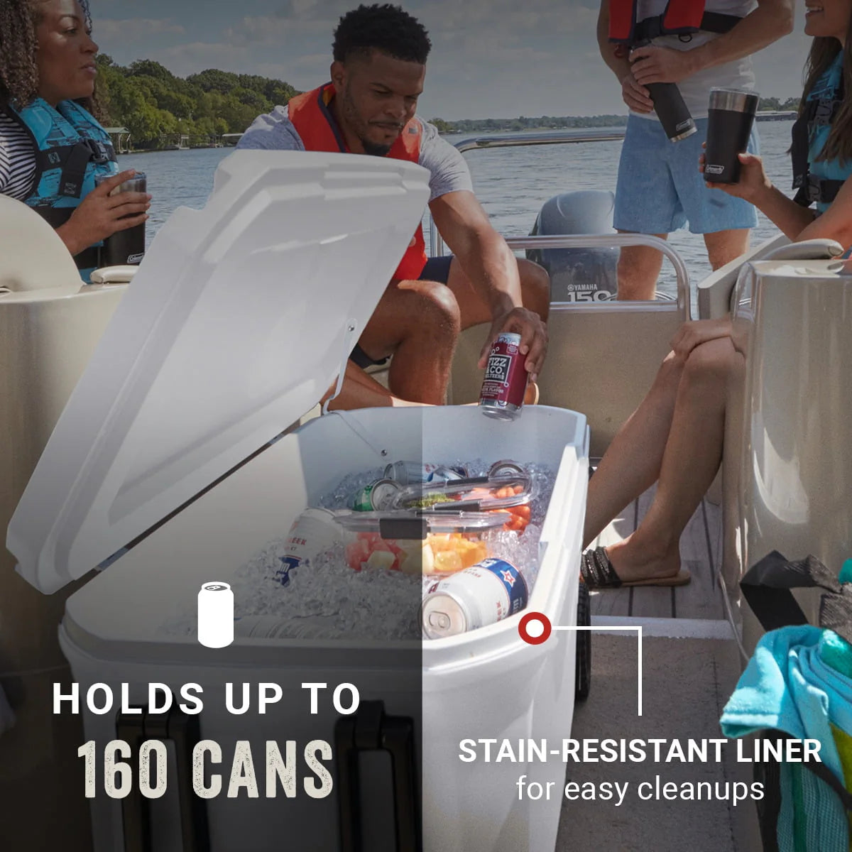100 Quart Wheeled Cooler V52711