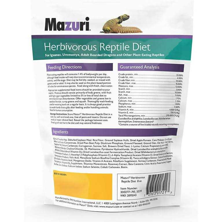 Herbivorous Reptile Diet Z7370