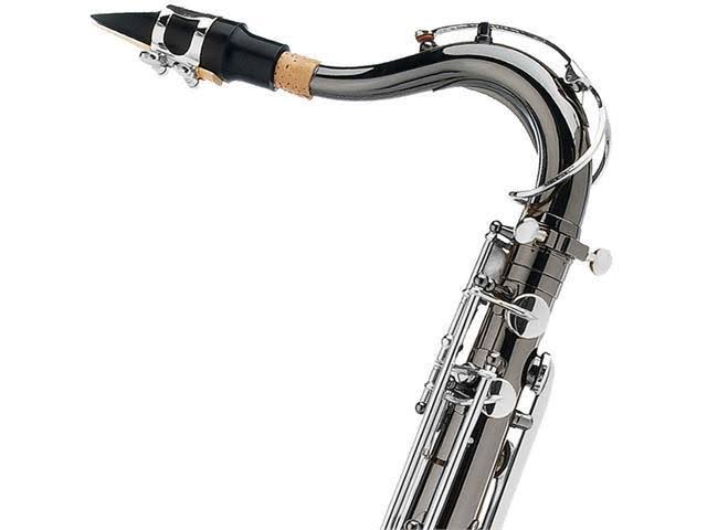 Black Nickel Plated B Flat Tenor Saxophone with Case and Mouthpiece W7300