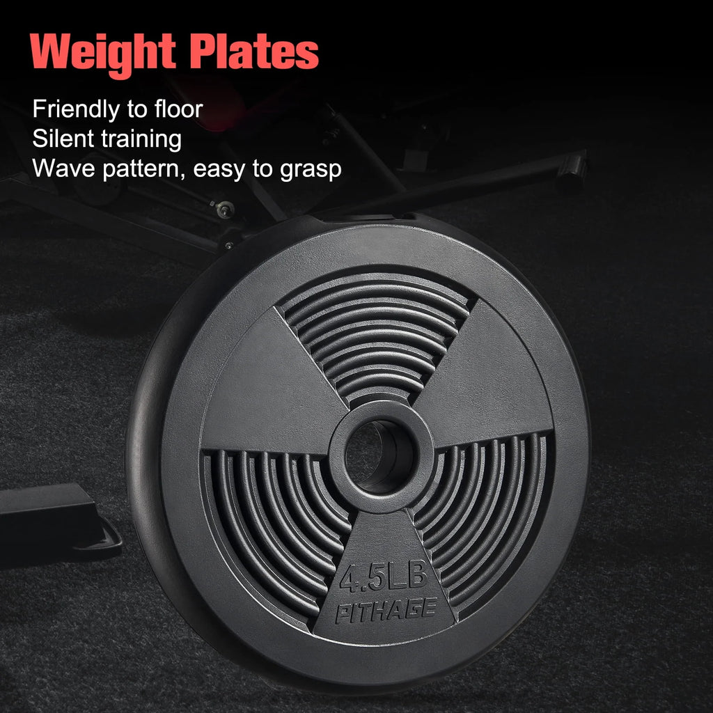 5-in-1 Adjustable Dumbbell Set 45lb Black U992702