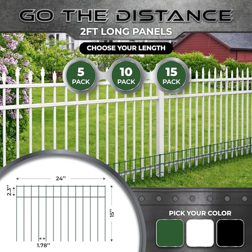 Black 5 Pack 24in x 15in Digging Fence Barrier G8586