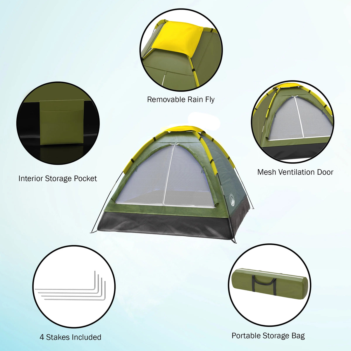 2-Person Dome Tents C8514