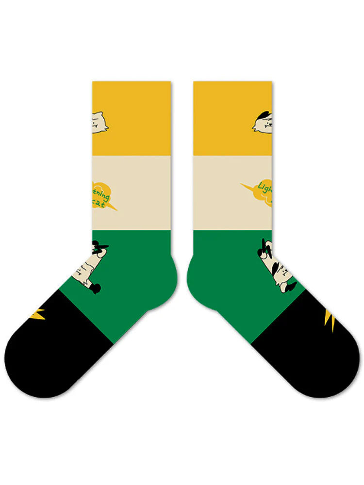 Cute Cartoon Kitty Mid-Calf Socks G820097