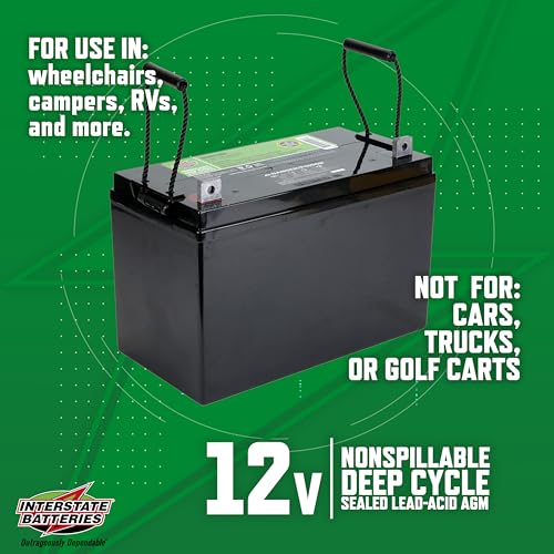 12V 35AH Sealed Lead Acid AGM Deep Cycle Battery B79224
