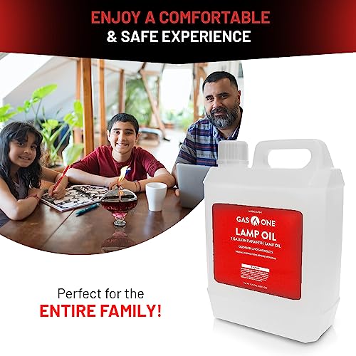 1 Gallon (128oz) Clear Liquid Paraffin Lamp Oil Z666