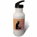 Black Cat 21 oz Sports Water Bottle D9438