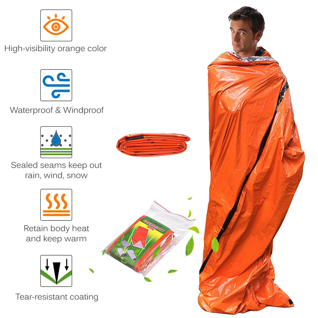 Outdoor Waterproof Thermal Raincoat Poncho N1242