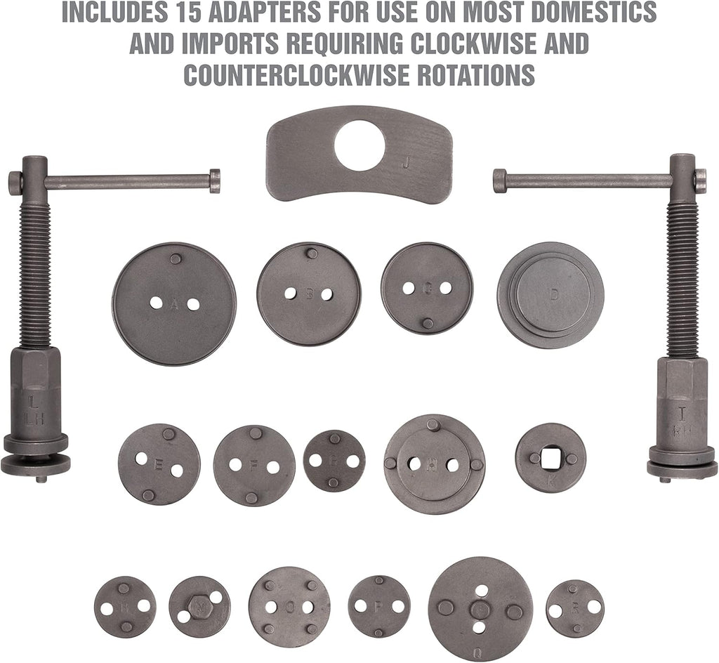 Disc Brake Tool Set with 11 Adapters C668404