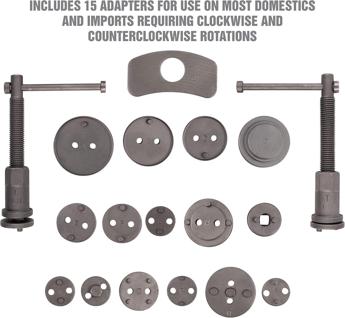 Disc Brake Tool Set with 11 Adapters C668404
