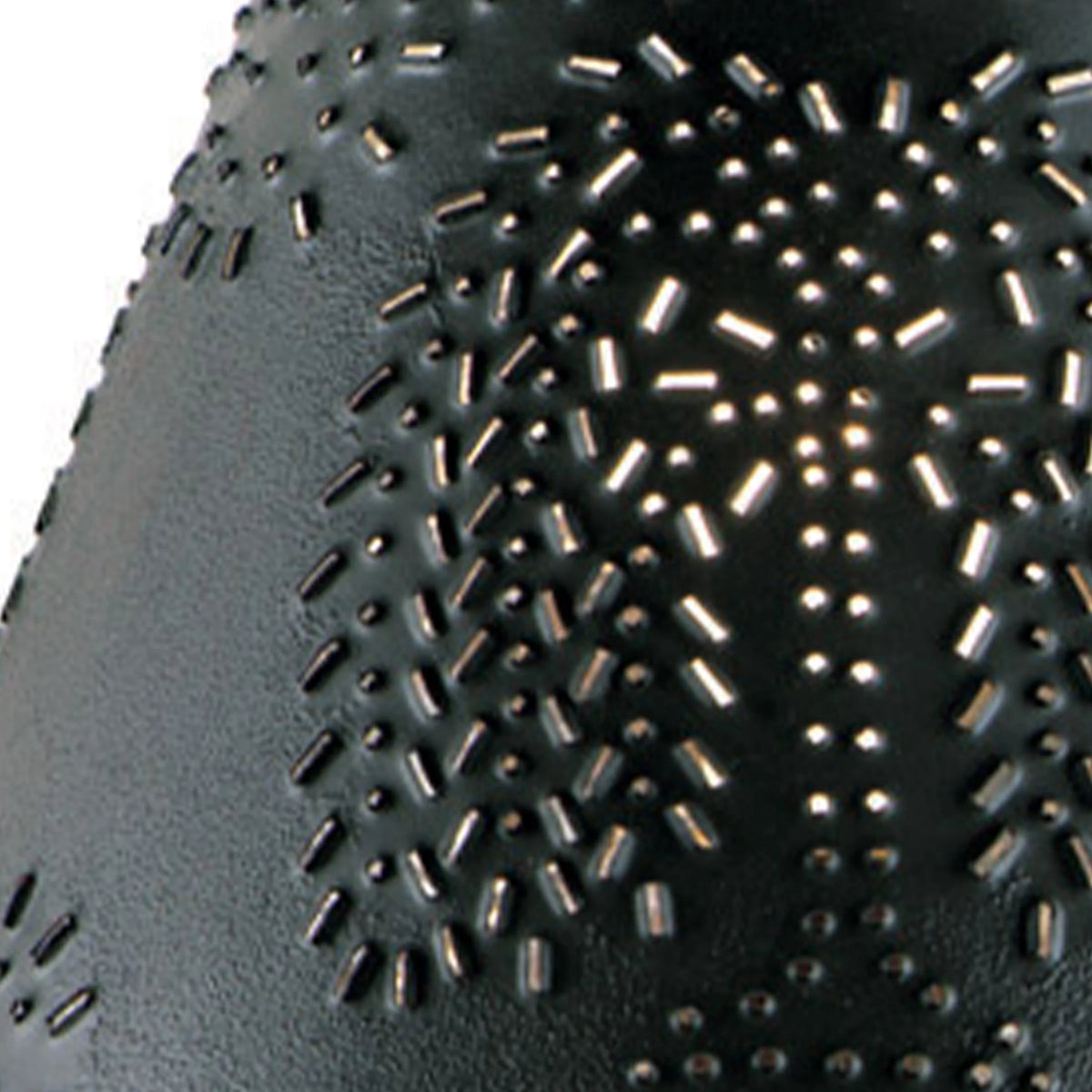 Black Metal Willow Shade 12"D A8093