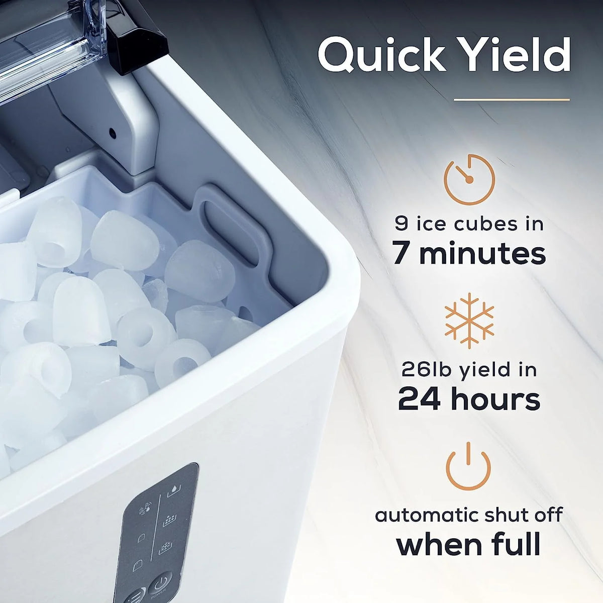 Automatic Self-Cleaning 26-Pound Ice Maker A2800