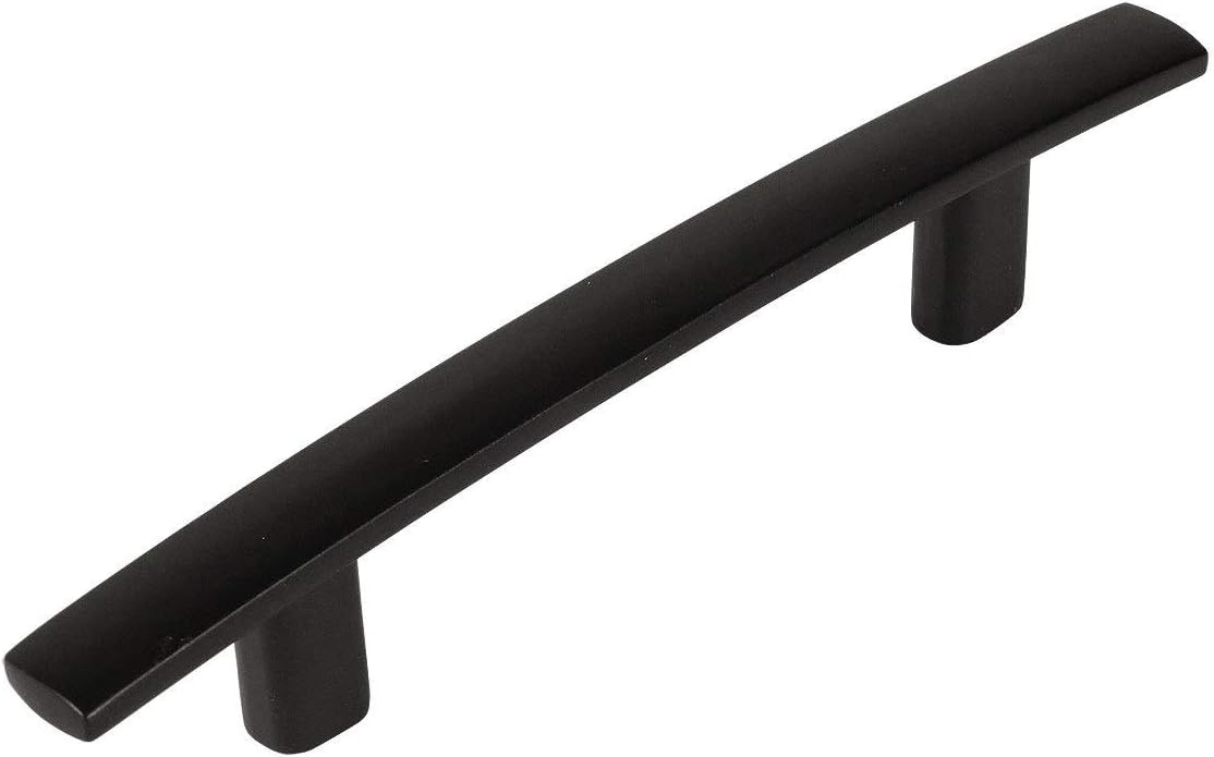25 Pack Flat Black Cabinet Handle Pull 3 Inch Hole Centers B549