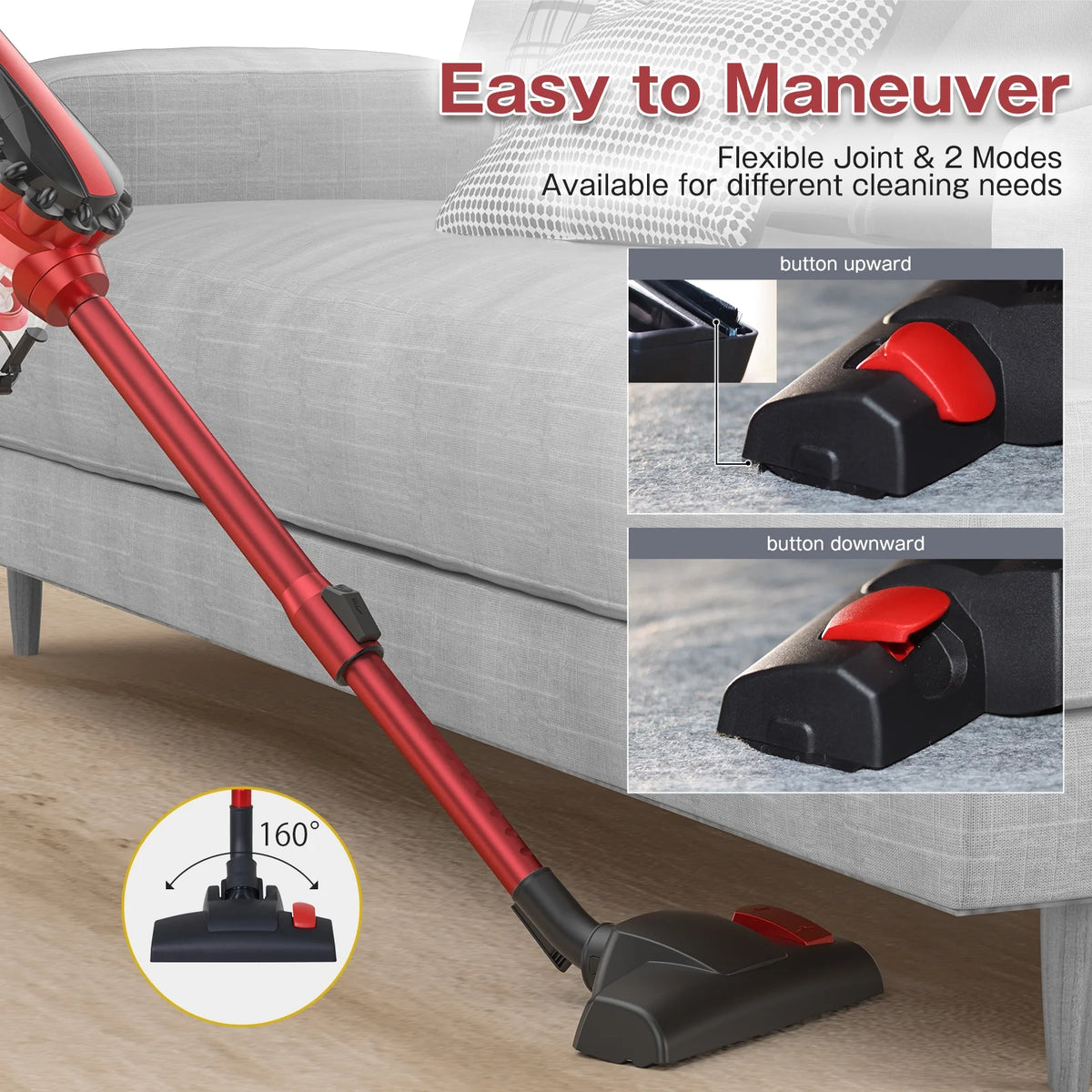 Strong Suction Stick Vacuum S755