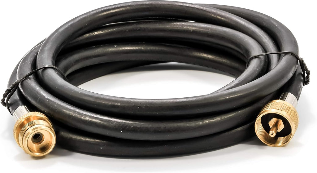 Propane Brass 4 Port Tee with 5ft and 12ft Hoses B754548