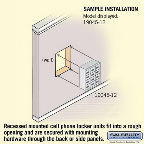 4 Door Cell Phone Storage Locker C49037