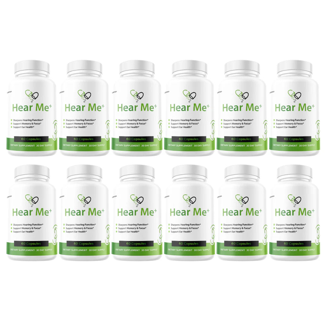 Hearing Relief Tinnitus Support Ear Health 12 Bottles U12124