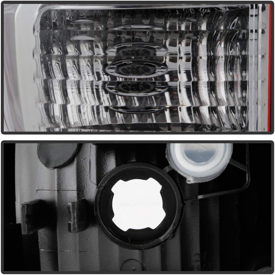 Red Clear Rear Tail Lights Brake Lamps Assembly Pair Set Q932065