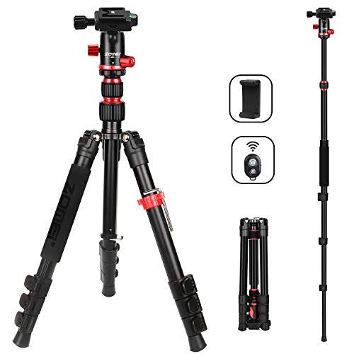 Lightweight Travel Camera Tripod Monopod with Ball Head C892186