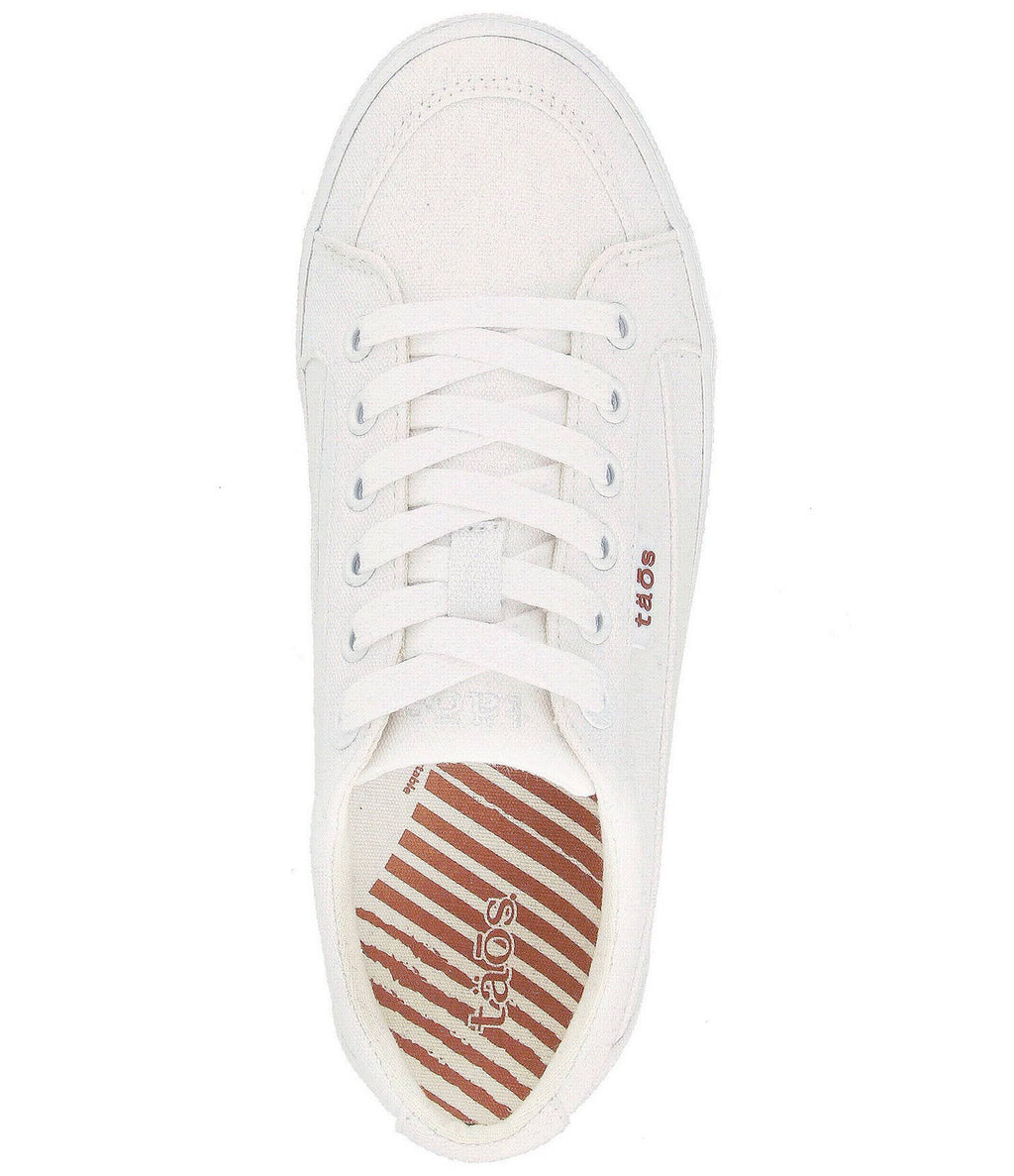 White Canvas Wide Shoes X914