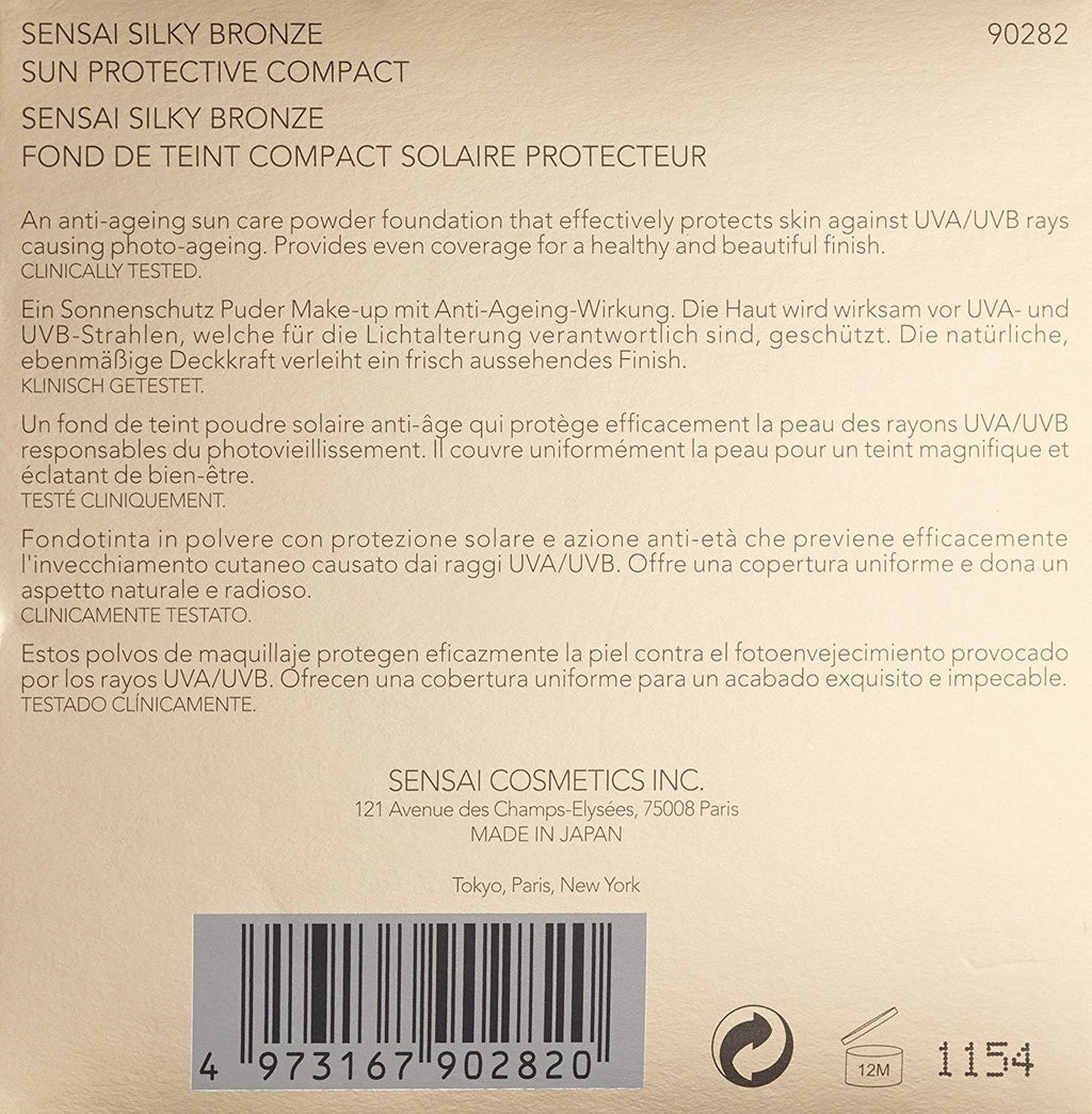 Silky Bronze Sun Protective Compact 8.5 Gr Y765