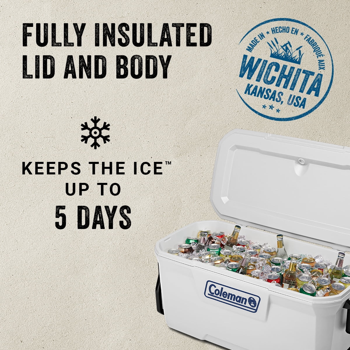 100 Quart Wheeled Cooler V52711