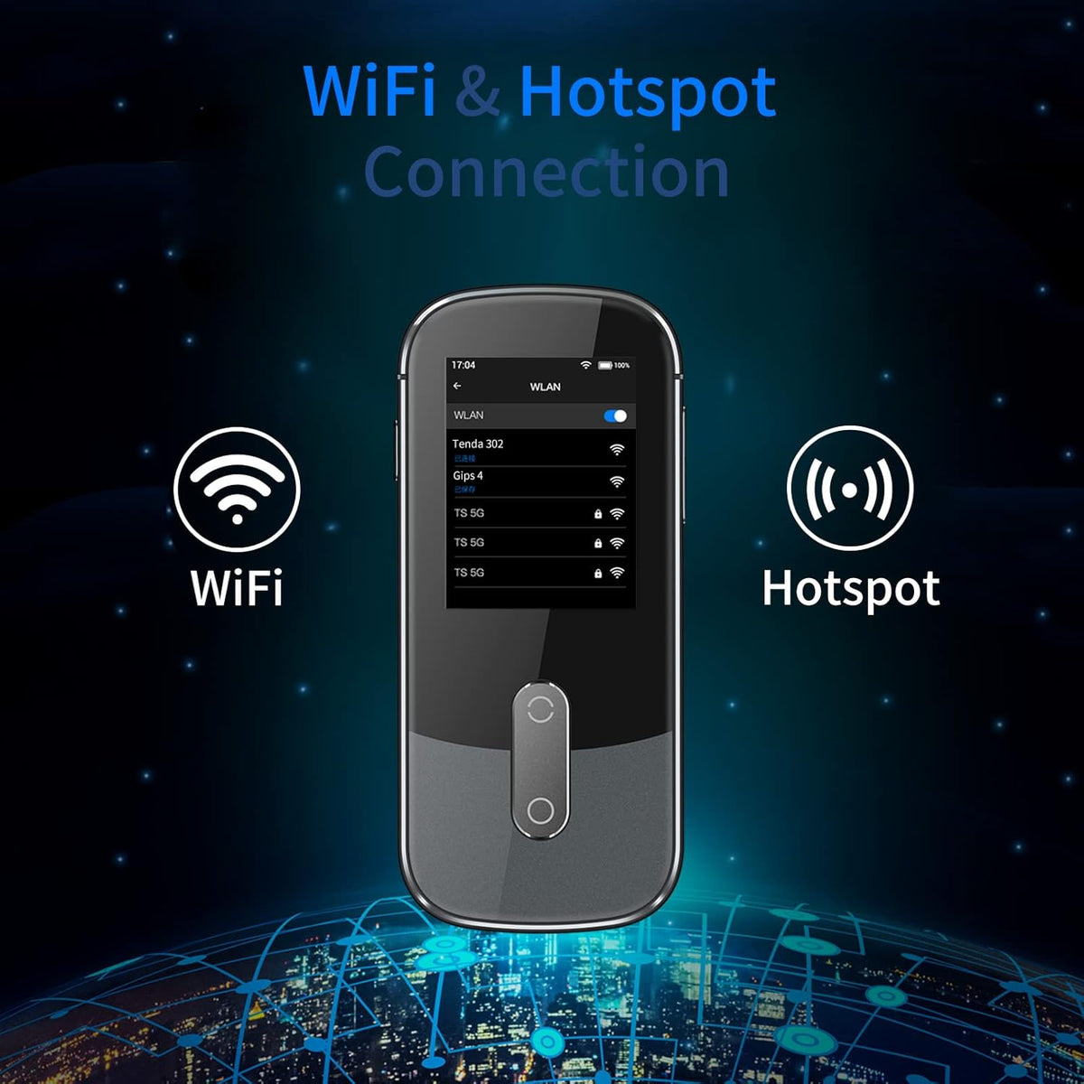 127 Language Voice Image Translator with Wi-Fi Hotspot Connection D105