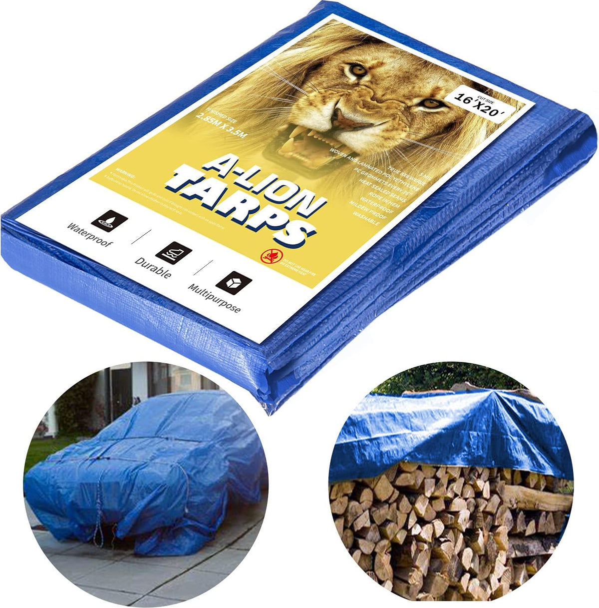 Waterproof Heavy Duty Poly Tarp 30x40ft H666465