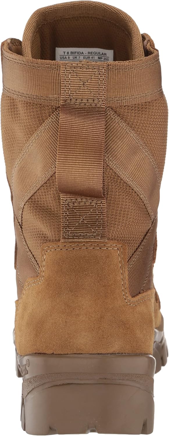Men's Suede Leather Tactical Hiking Boots, Coyote, 13 X749