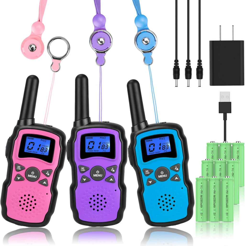 Rechargeable 3 Pack 2 Way Radio N794253