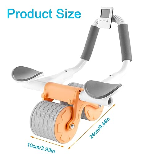 Ab Roller Wheel with Knee Mat and Timer V7876