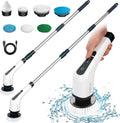 Yellow Cordless Electric Spin Scrubber with 7 Replaceable Brush Heads Pack of 2 Y293156