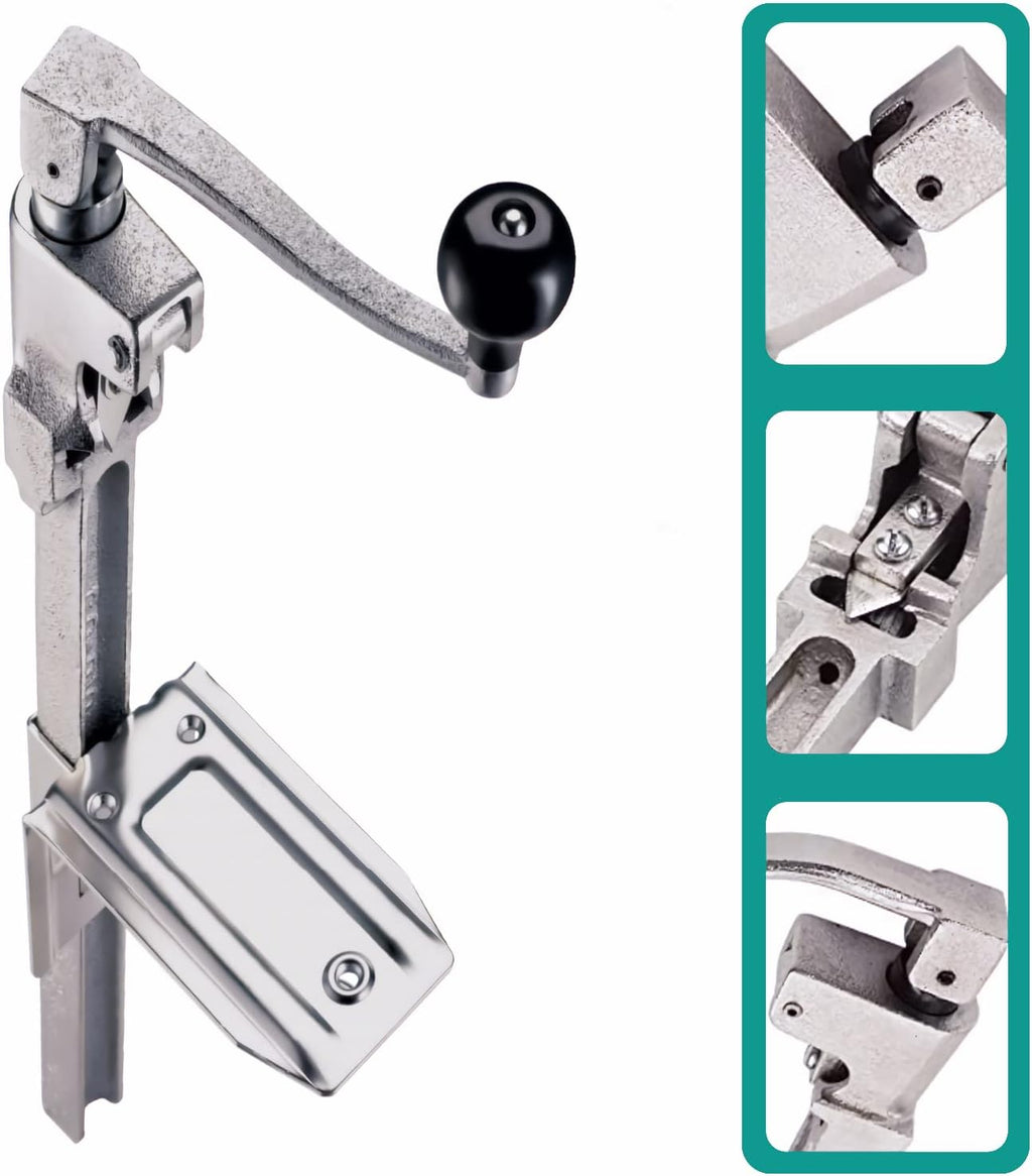 Manual Industrial Can Opener 18 inch Heavy Duty Table Bench Clamp G42576