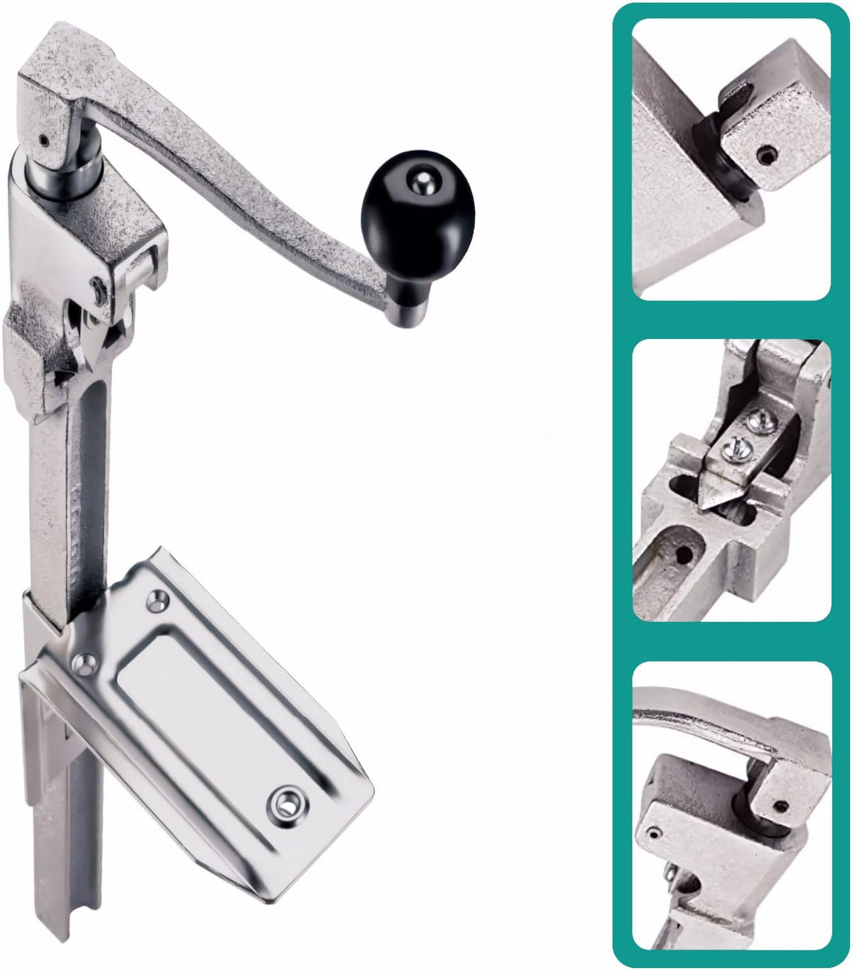 Manual Industrial Can Opener 18 inch Heavy Duty Table Bench Clamp G42576
