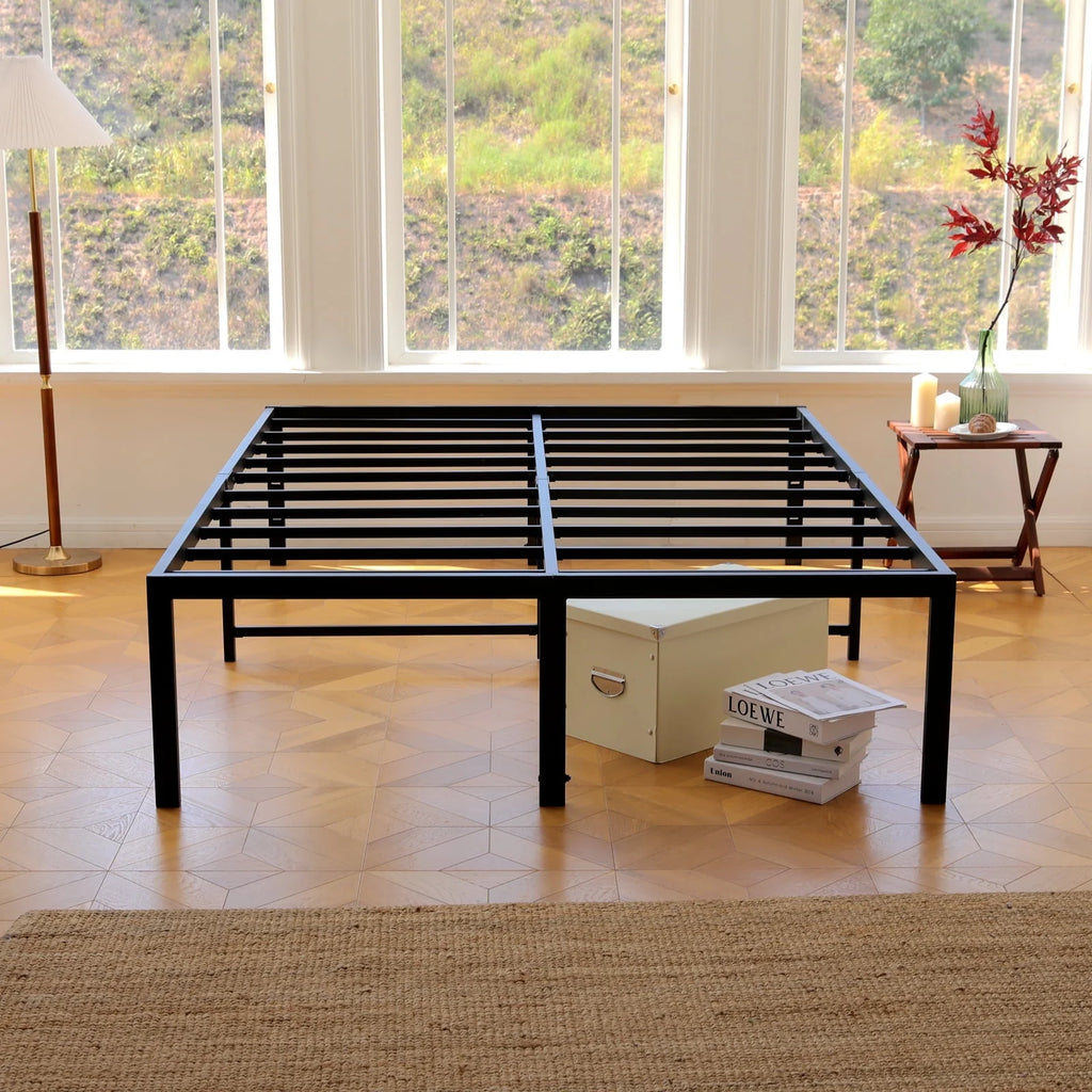 Full Size 18 inch Heavy Duty Metal Platform Bed Frame I5617