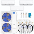 48,000 BTU 3 Zone Ductless Air Conditioner and Heat Pump W1730