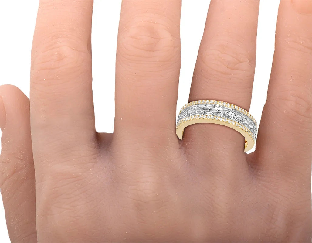 1.2CT Diamond Ring 14k Yellow Gold U743999