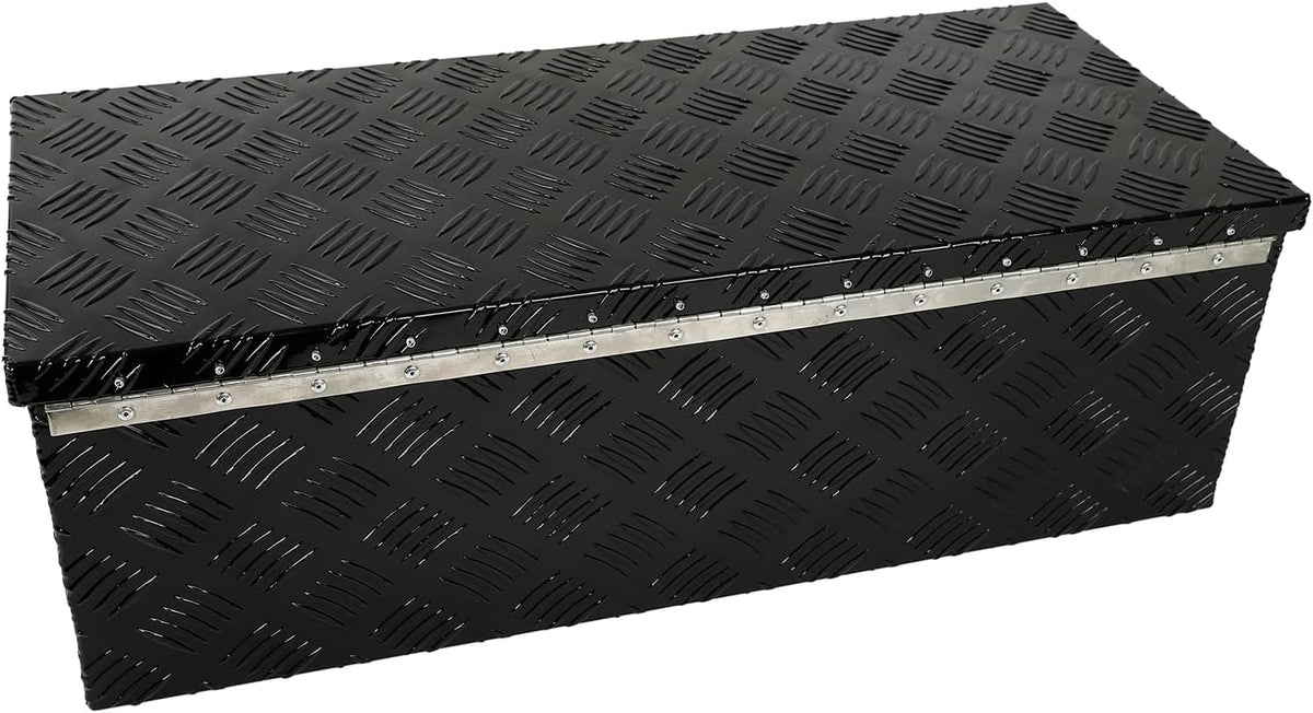 Black Aluminum Underbody Tool Box 30X13X10 Inch T13571