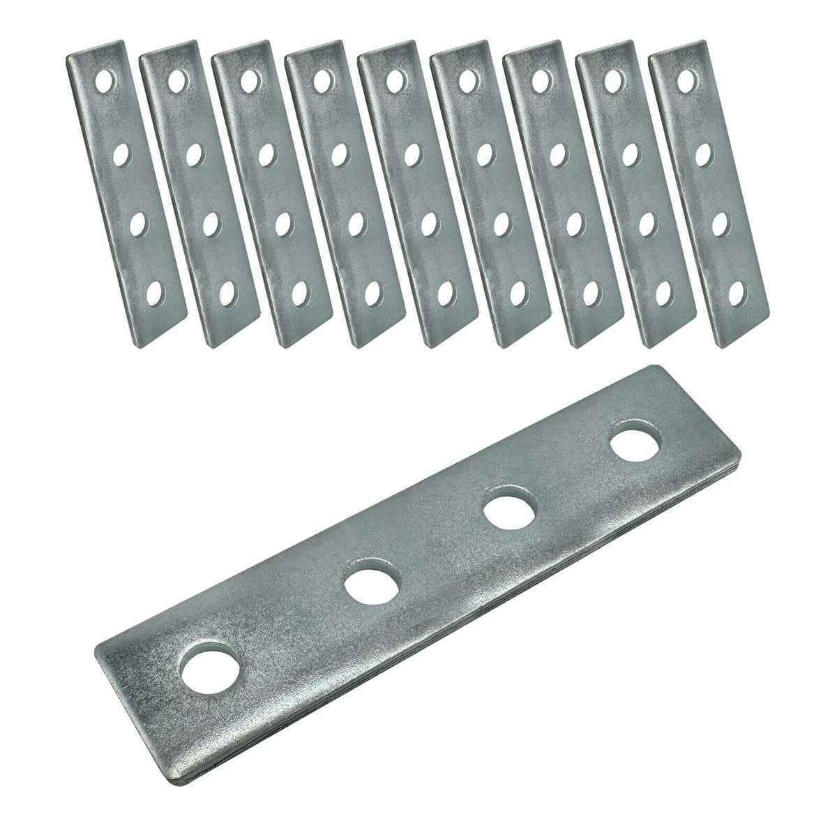 10 Pack 4 Hole Flat Plate Connector Bracket for 1/2" Bolt U214806