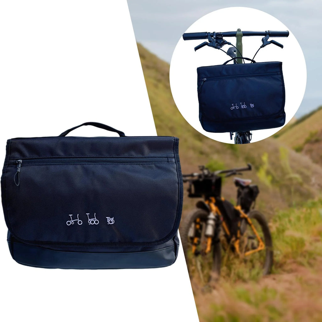 Folding Bike Basket Handlebar with Rain Cover X6243