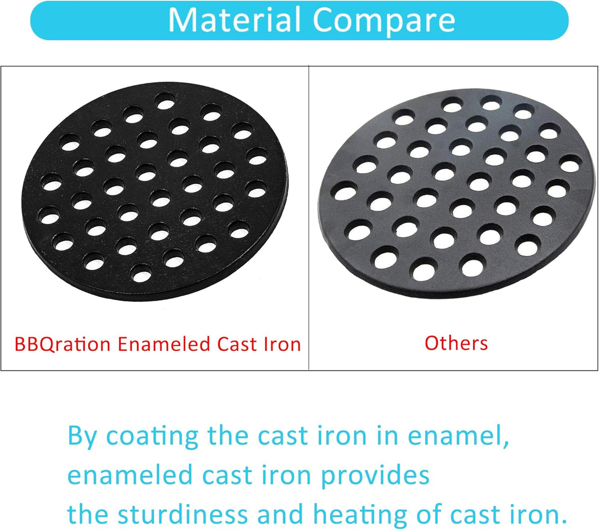 18 3/16 Cast Iron Cooking Grid Grates B6101