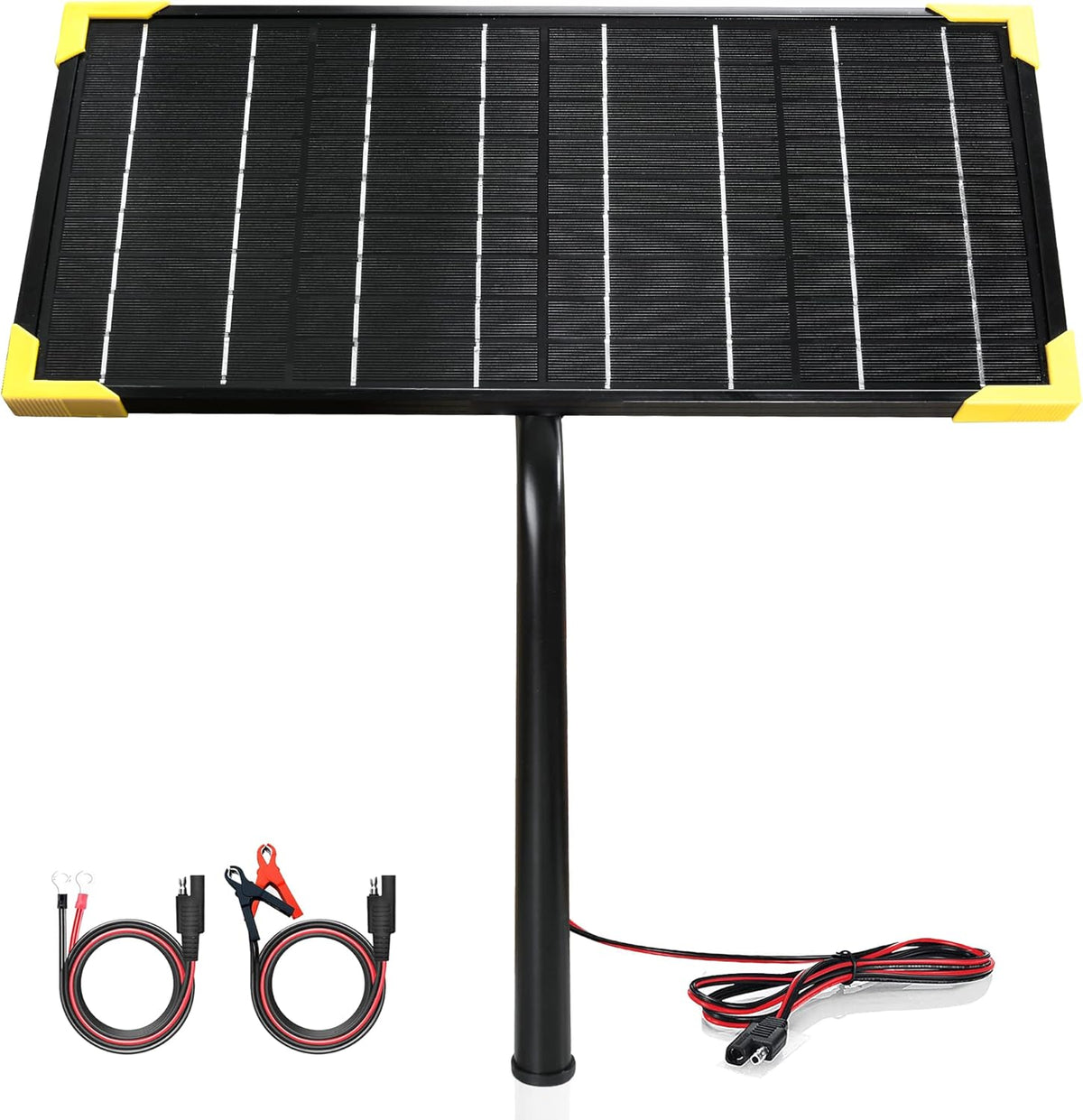 10 Watt 12V Waterproof Solar Battery Trickle Charger with Mount Bracket, Pack of 2 N129394