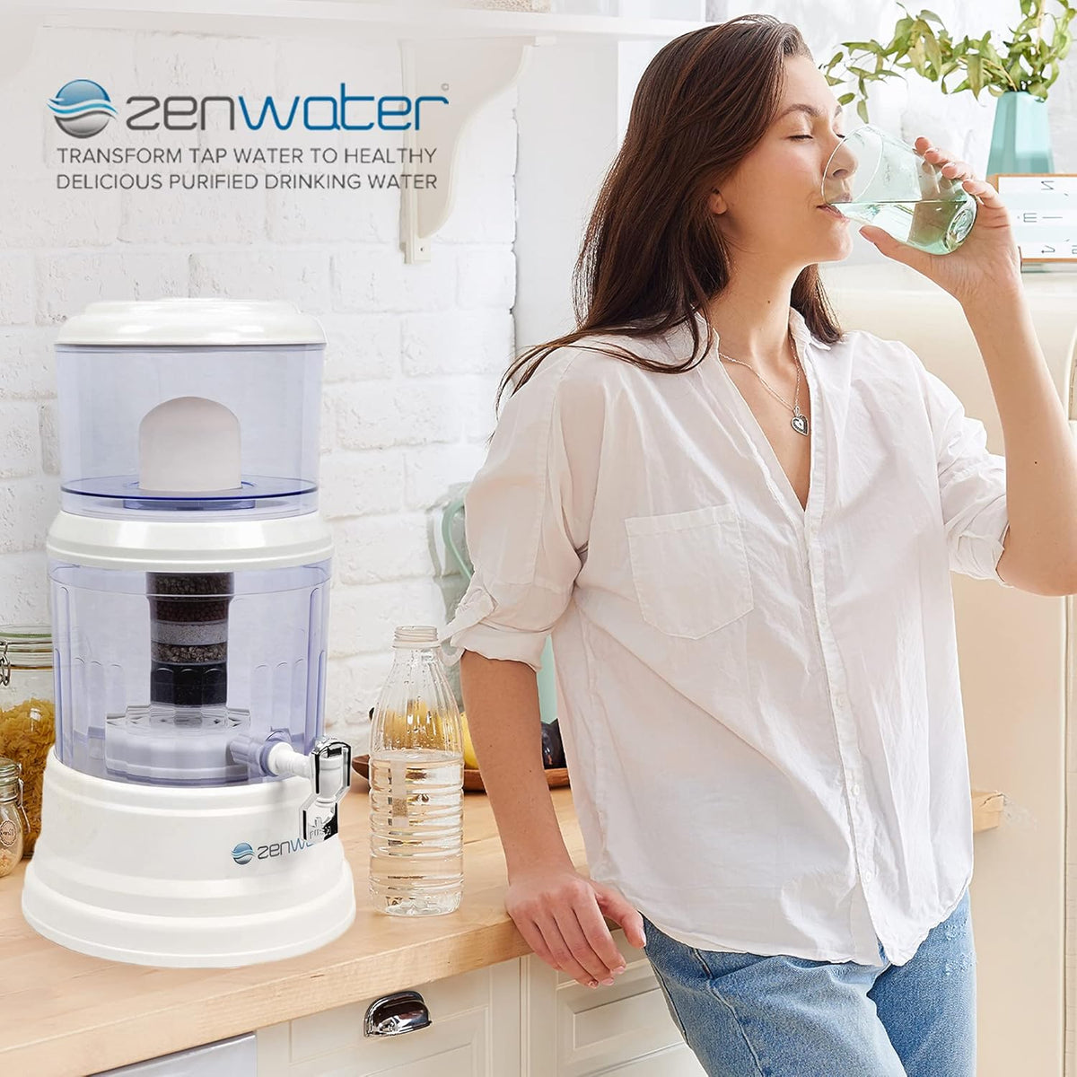 Portable 4-Gallon Countertop Water Filter System Y526311